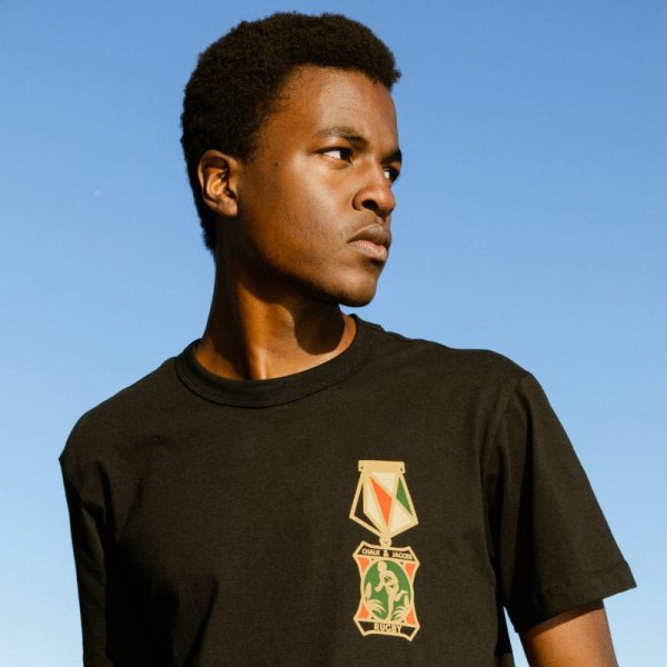 Unisex Black Regular Rugby T-Shirt - Image 8