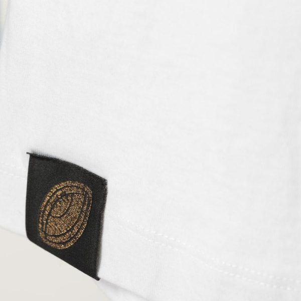 Unisex White Regular Rugby T-Shirt - Image 3