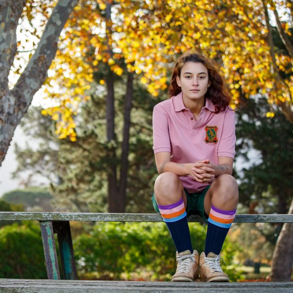 Unisex Pink Polo Rugby Shirt - Image 7
