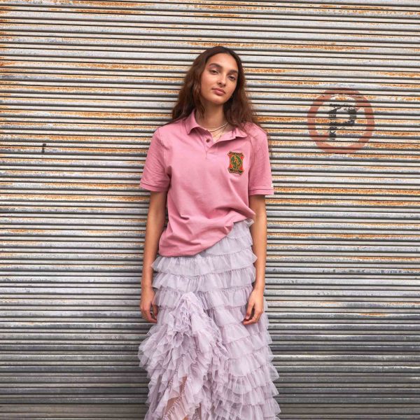 Unisex Pink Polo Rugby Shirt - Image 6