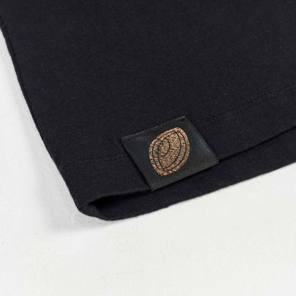 Unisex Black Regular Rugby T-Shirt - Image 4