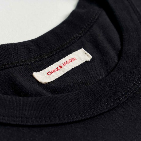 Unisex Black Regular Rugby T-Shirt - Image 3