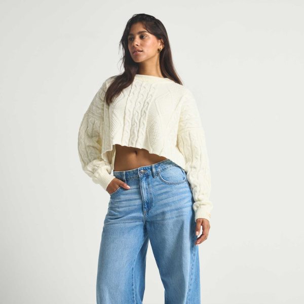 Winter White Crop Knit - Image 3