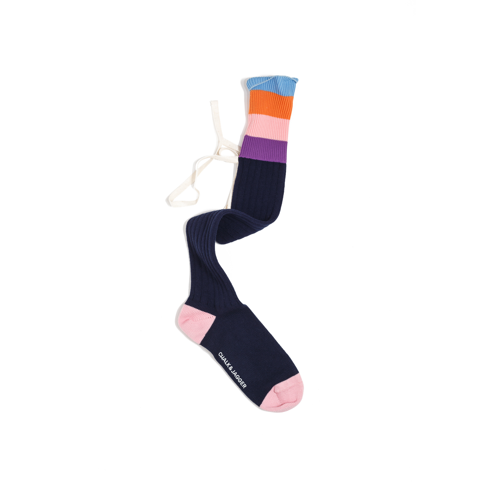 TippyToes CHALK & JAGGER Rugby Socks