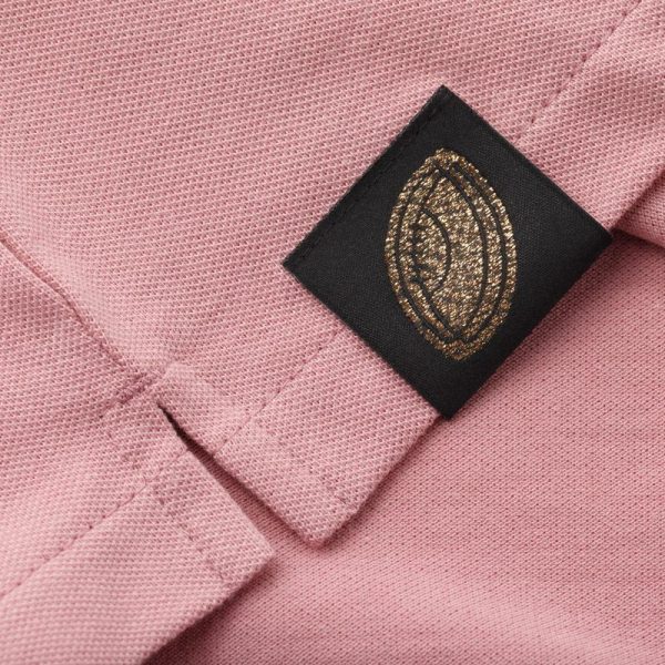 Unisex Pink Polo Rugby Shirt - Image 3