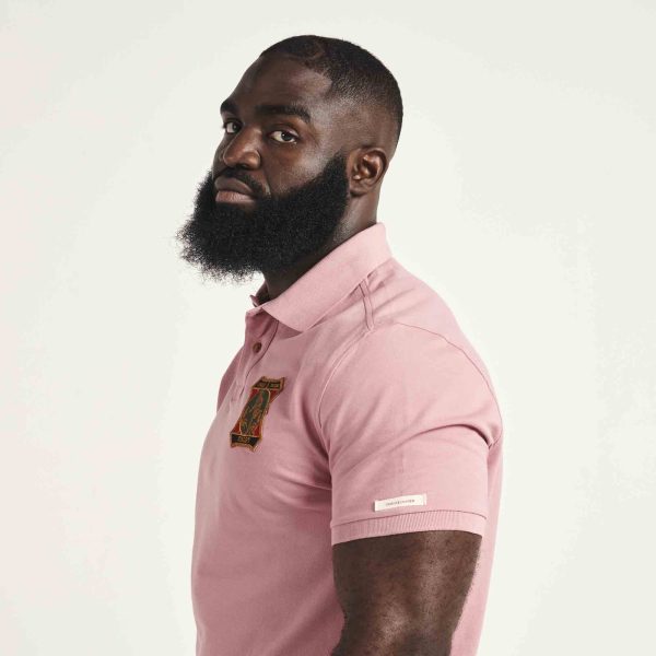 Unisex Pink Polo Rugby Shirt - Image 5