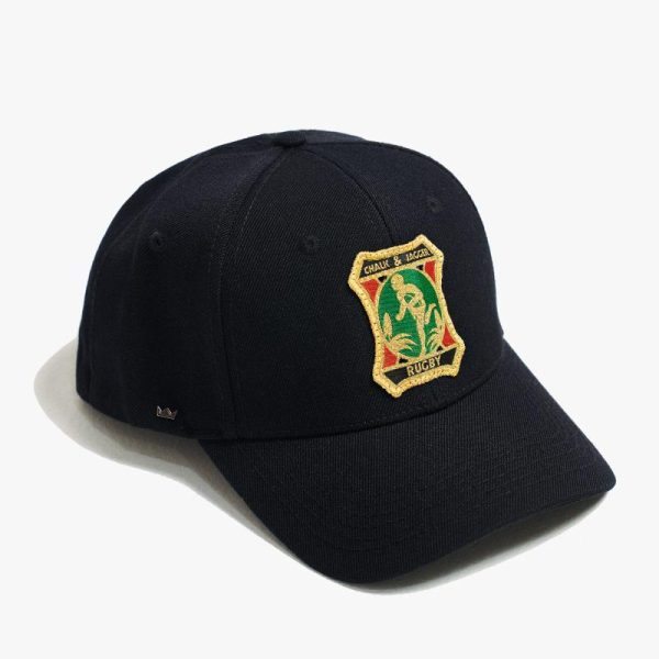 Black Snapback Curved Peak Cap - Image 6
