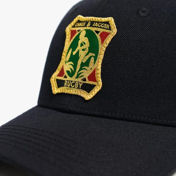 Black Snapback Curved Peak Cap - Image 2